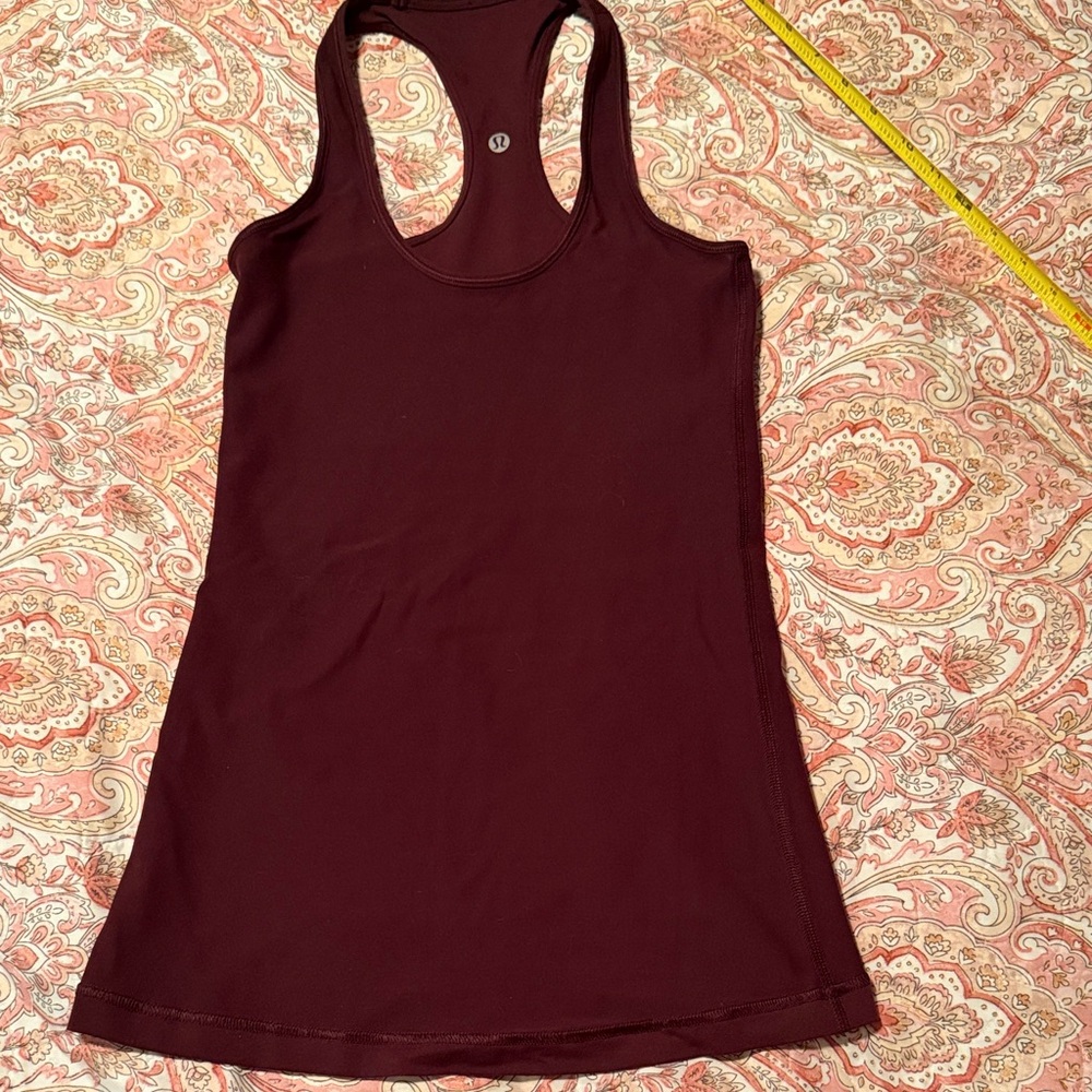 Lululemon Athletica Dark Red Tank Top